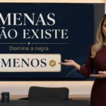 Professora aponta para tela digital explicando que menas não existe e que a forma correta é menos.