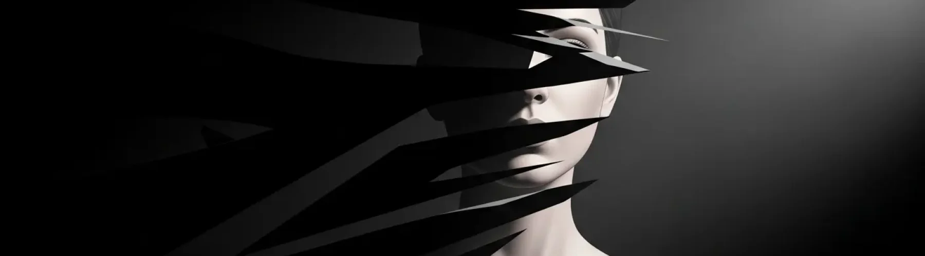 ilustração representando misoginia com mulher silenciada e desigualdade de gênero